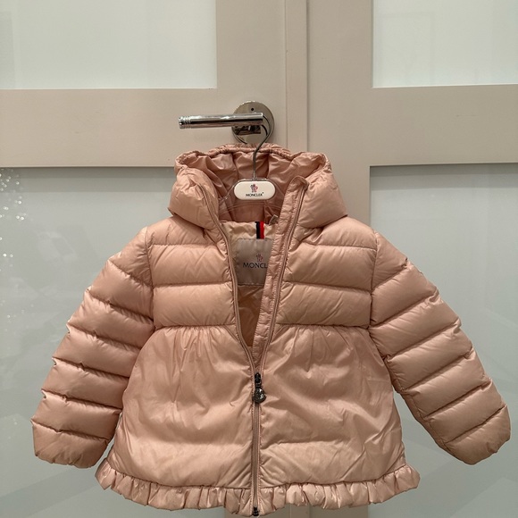 Moncler Odile Jacket Size 3T in Soft Pink - Picture 3 of 7